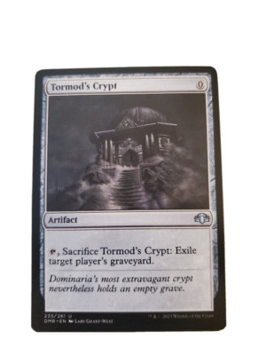 1x Tormod's Crypt Dominaria Remastered MTG Magic the Gathering NM