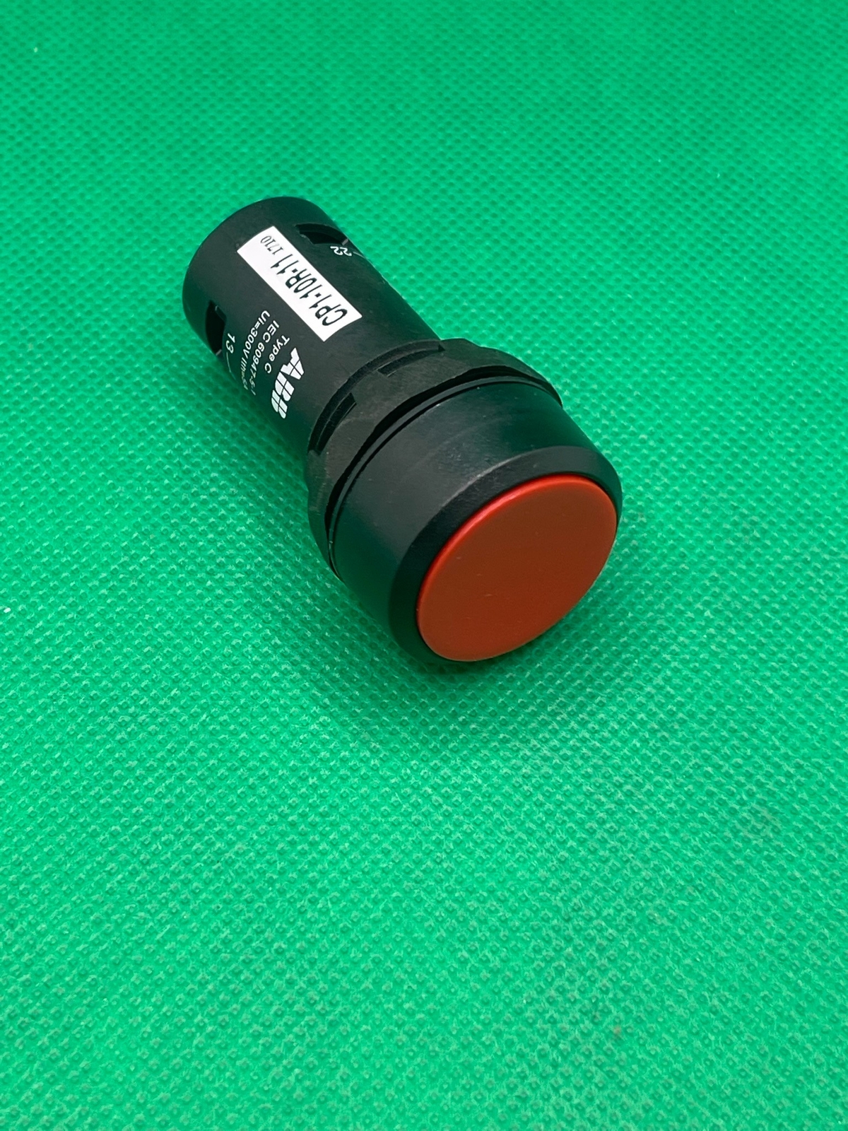 Interrupteur Bouton ABB Entrelec Abb-entrelec Cp1-10r-01 - Bouton Poussoir De Compartiment Grattant Commande Industrielle Armoire électrique
