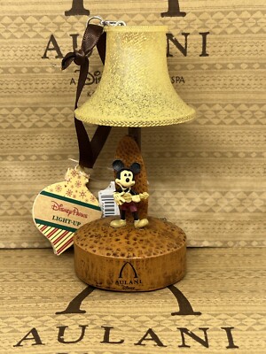 New* Disney Aulani Hotel Mickey Mouse Light Up Lamp Christmas