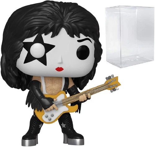 FUNKO POP Rocks KISS Paul Stanley The Starchild #122 Figure w/ PROTECTOR