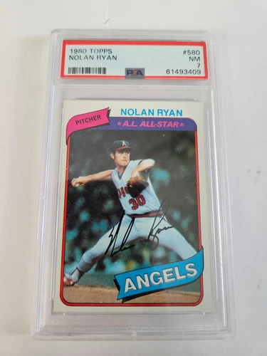 1980 Topps Nolan Ryan #580 PSA 7 California Angels