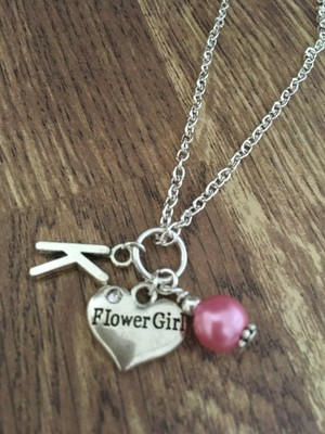 flower girl necklace gift