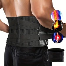 Back Support Lower Back Brace Pain Relief Lumbar Support Belt Sciatica Men Women
