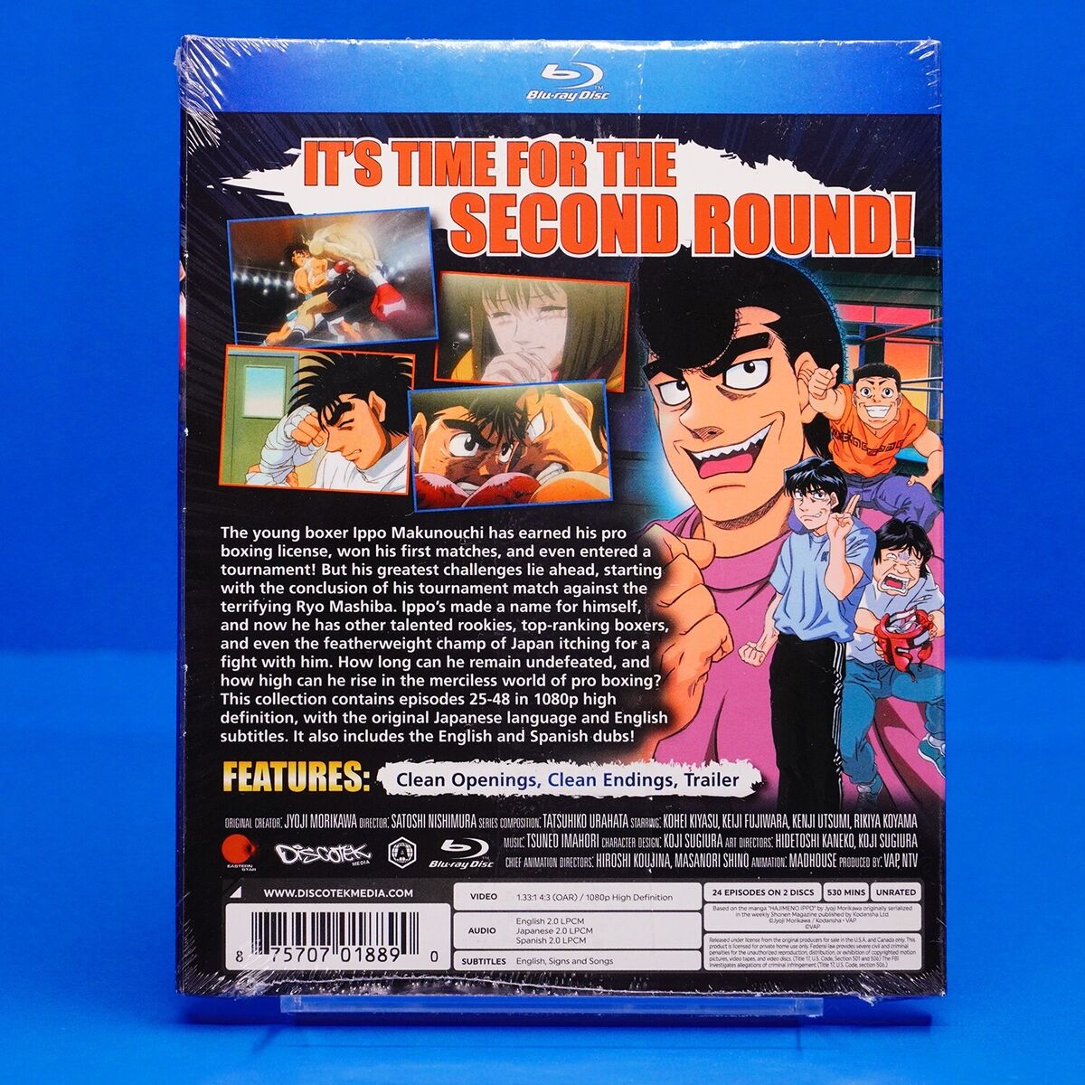 Hajime no Ippo The Fighting Collection 1 & 2 Blu Ray Set Official Anime 1-48