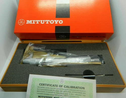 1 x Mitutoyo 145-187 Indoor Micrometer Measuring Beak Indoor Measuring Screw 50-75mm