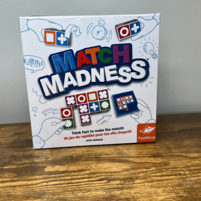Match Madness Board Game Visual Recognition Matching Fast Paced Puzzle New