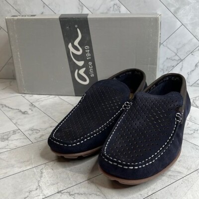 NEW ARA men\'s merrick moccasin shoe in navy Men main image 4