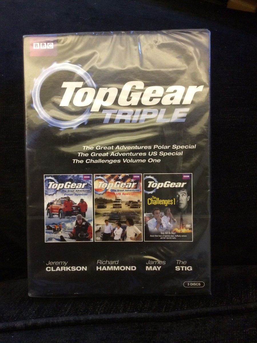 Top Gear Triple DVD 3-Disc Box Set New Sealed 5051561037542 UK - Main Image