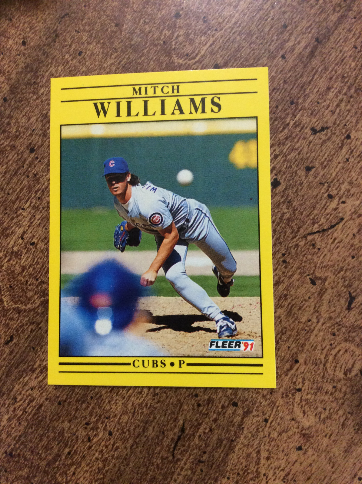 1991 Fleer #439b Mitch Williams,     nm  ib