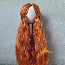 1/8 1/6 1/4 1/3 Uncle BJD Doll Long Noodles Curly Wig Center-parting Multi-color