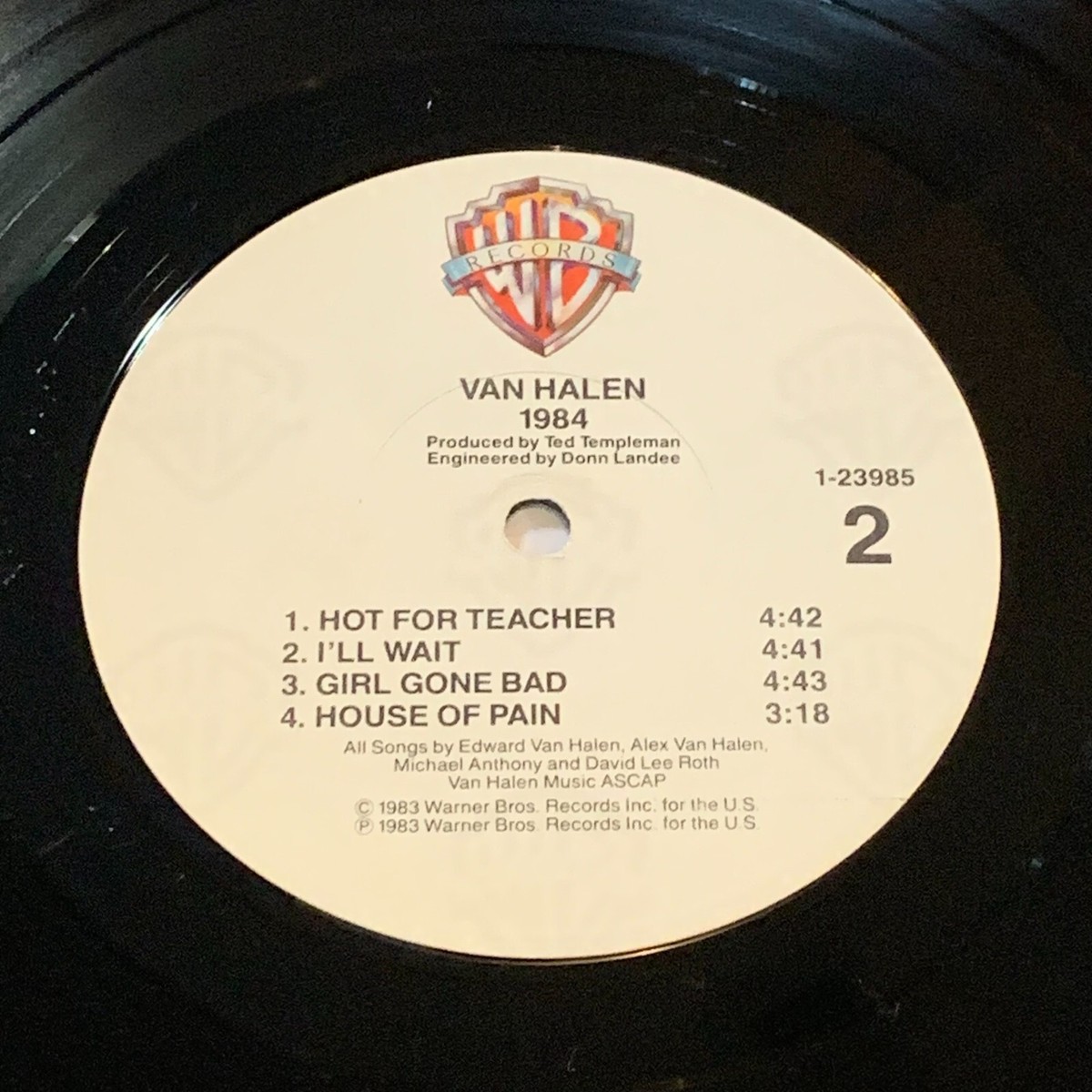 米LP Van Halen 1984 R123985 Warner Records, Warner Records /00260 Lp Record 33 1/3 van halen 1984 #23985 warner bros records