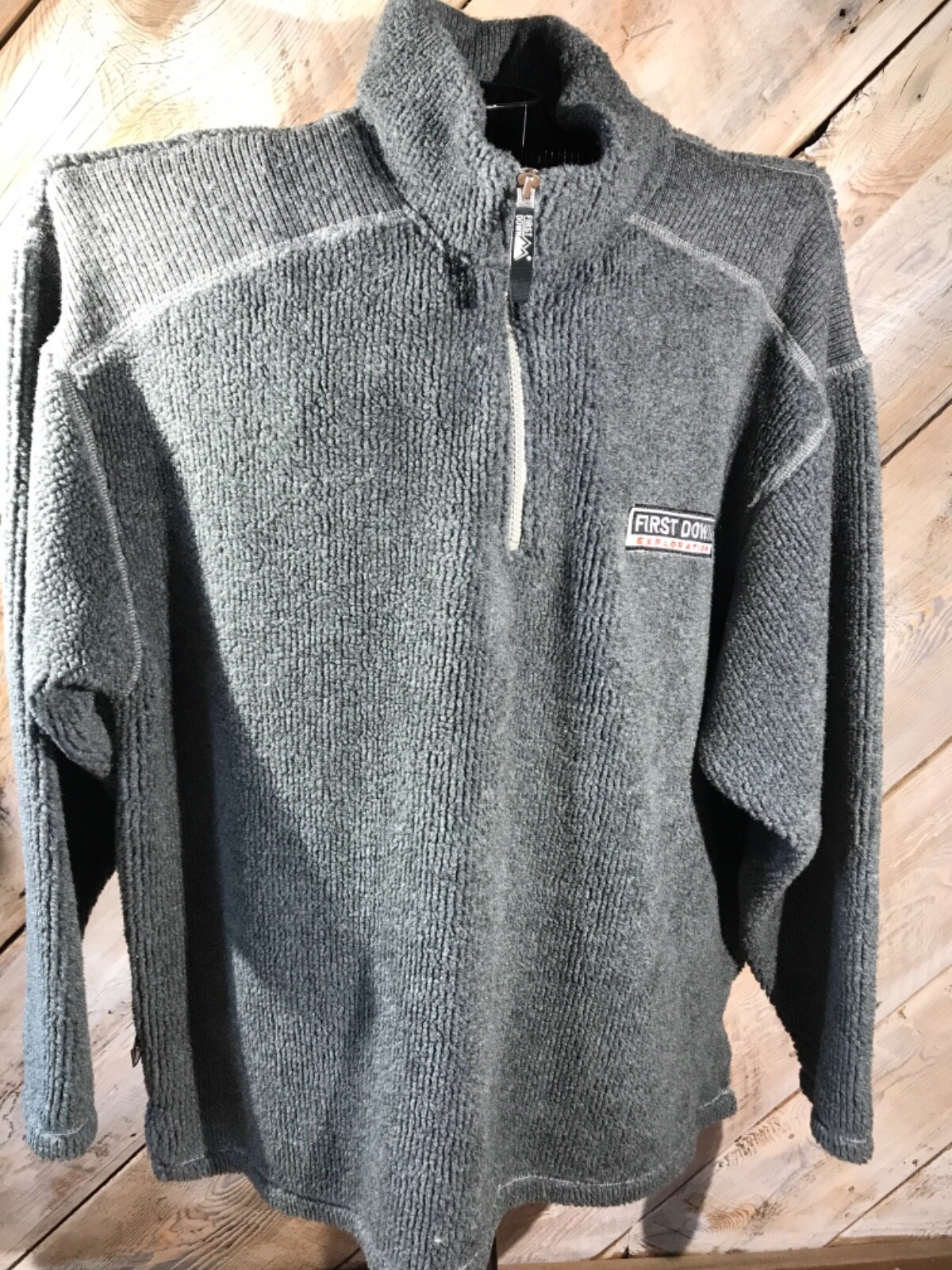 First down exploration fleece jacket pull over si… - image 2