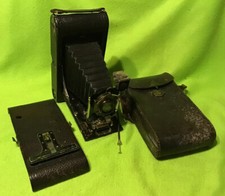 Vintage  1909  Kodak 3A Vest Pocket Autographic  Folding Camera  w/ Case