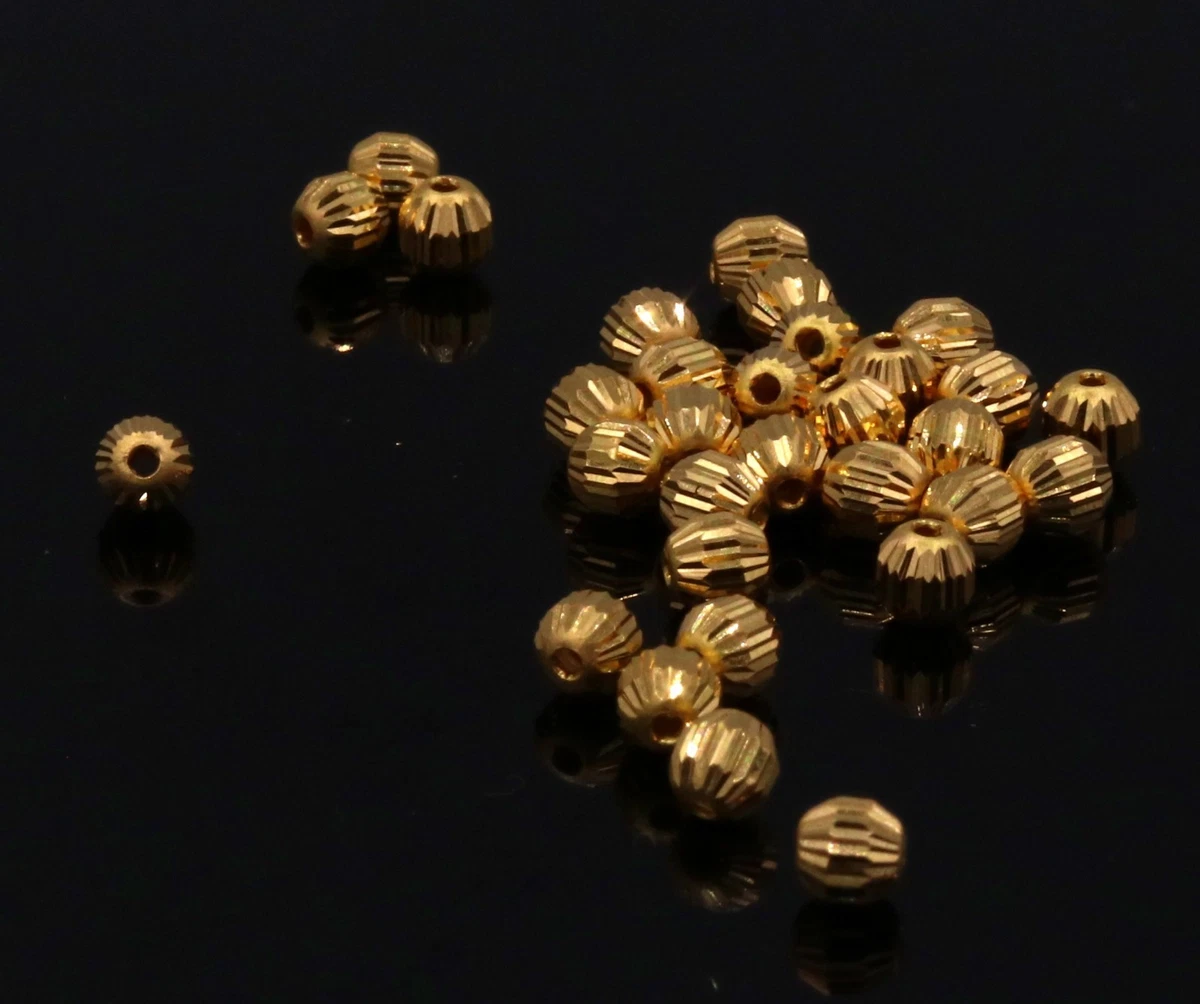 22k gold sale ball earrings