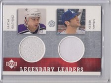 2002-03 UD SuperStars Legendary Leaders Dual Jersey Z. Palffy / S. Green 
