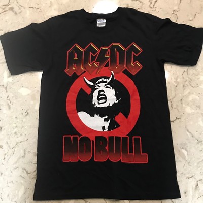 AC/DC - No Bull Circle Angus BLACK MEN'S T-Shirts **NEW** | eBay