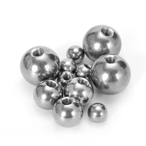 5mm bis 60mm Edelstahl Kugeln M5 M6 M8 Gewinde Halbloch Kugel Glatte Kugel - Bild 2 von 8