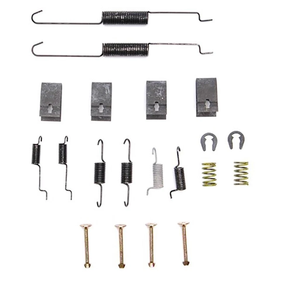 Tambores de freno traseros y zapatas de freno kit de resorte de hardware para Mazda 626 1993-2001 2002 Foto 4 de 4