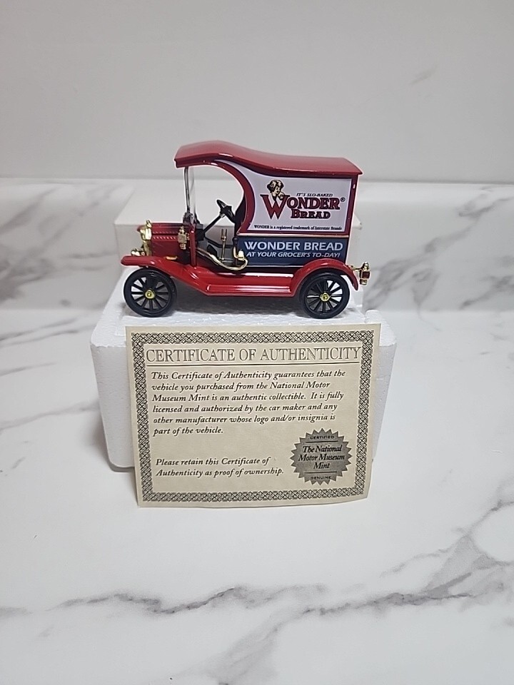 National Motor Museum Mint 1913 Ford Wonder Bread Truck Red SS