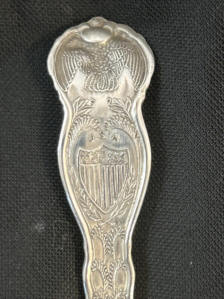 Cuchara de plata Wm Rogers Mfg Co I S Silverplate Foto 2 de 4