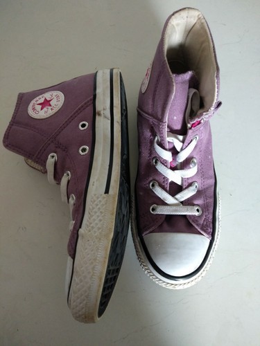 purple all star converse