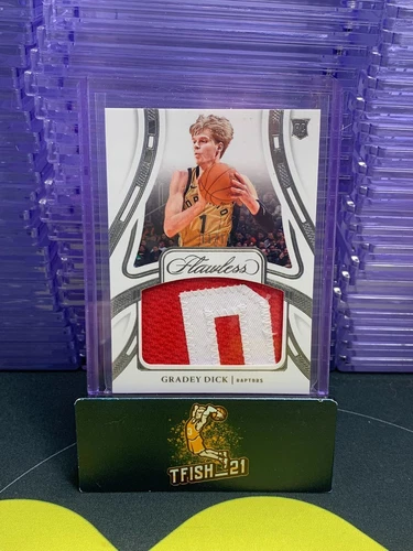 2023-24 Panini Flawless Gradey Dick Rookie Patch /14 RC #PAT-GDI Raptors