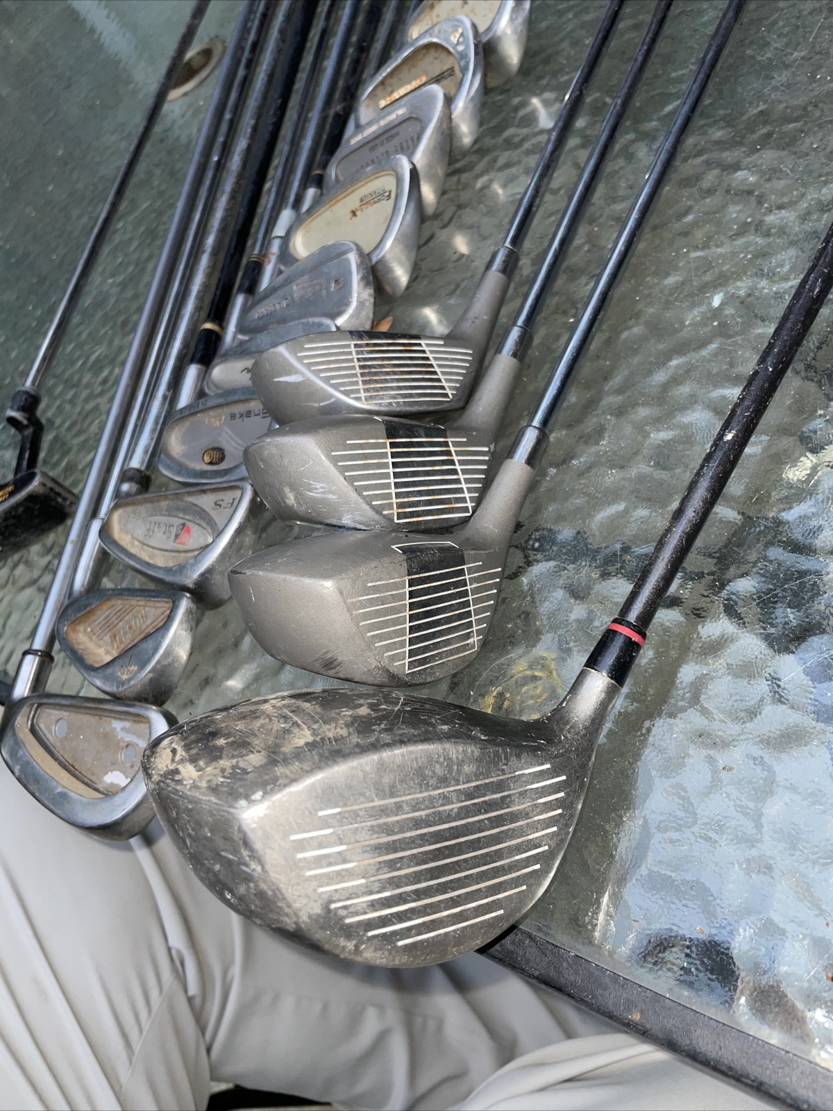 Men's Golf Club Set Complete Used Right Handed Golf Club Set NO BAG eBay