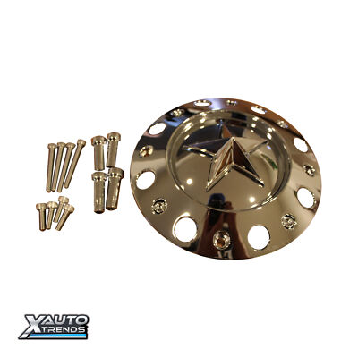KMC XD Series Rockstar Chrome Center Cap 16'' 17'' Dually 775L239B A0157 