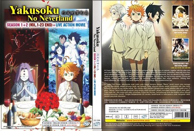 The Promised Neverland (Season 1&2 + Movie) ~ English Dubbed ~ DVD
