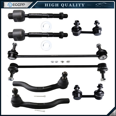 #ad 8pcs Front Tie Rod Ends Sway Bars For 2012 2013 2014 2015 ACURA ILX HONDA CIVIC $47.39