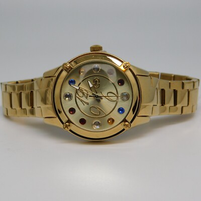 marc ecko Three-Hand Quartz Analog Women's Watch Sz. 7 3/4'' New Battery