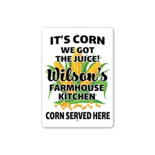 Its Corn Farmhouse Metal Sign
