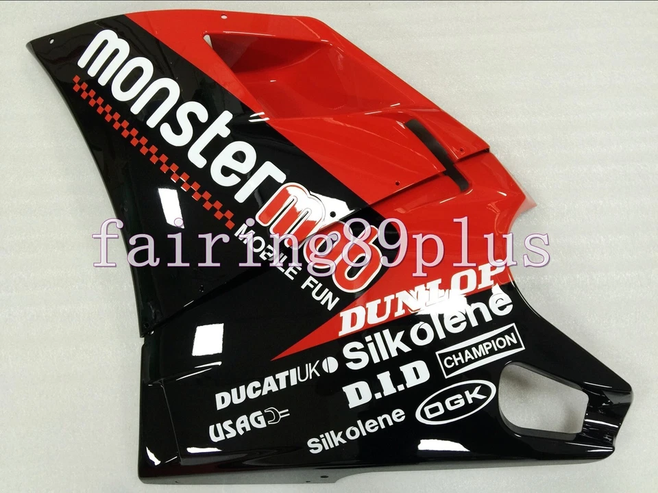 Red White Black ABS Injection Fairing Kit Fit for 1996-2002 Ducati 916 748 996 - Imagem 4 de 4