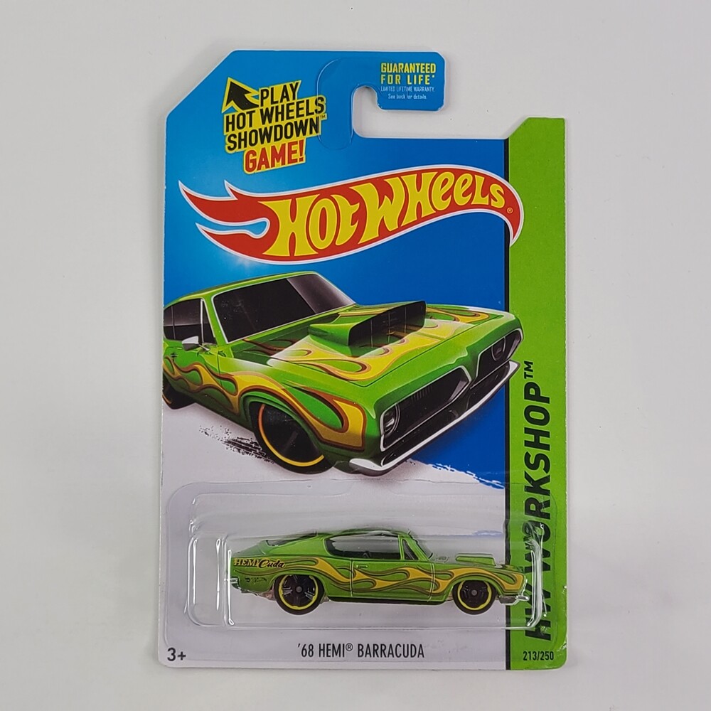 Hot Wheels - '68 Hemi Barracuda (Light Green) | eBay