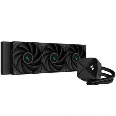 DeepCool LS720S Zero Dark Komplett-Wasserkühlung, 360mm - schwarz