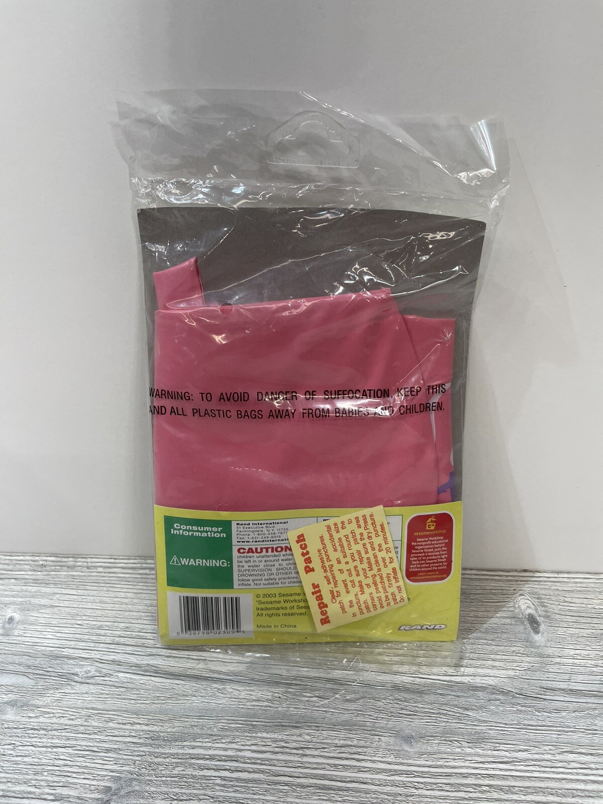 Zoe Ballerina Swim Ring Sesame Street By Rand Inflatable Swimming Aid