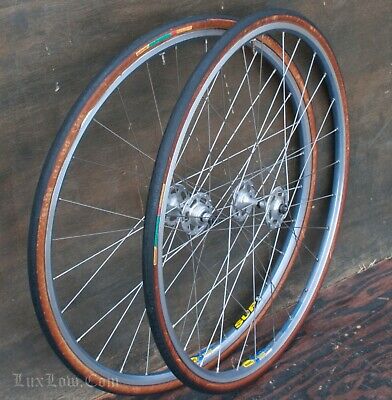 Vintage Campagnolo Record 700c RoadBike WHEELS Mavic Reflex Vintage Campagnolo Record 700c RoadBike WHEELS Mavic Reflex