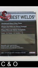 SHADE 11 WELDING FILTER PLATE 4.5 x 5.25 HARDENED GLASS LENS for WELDING HELMET