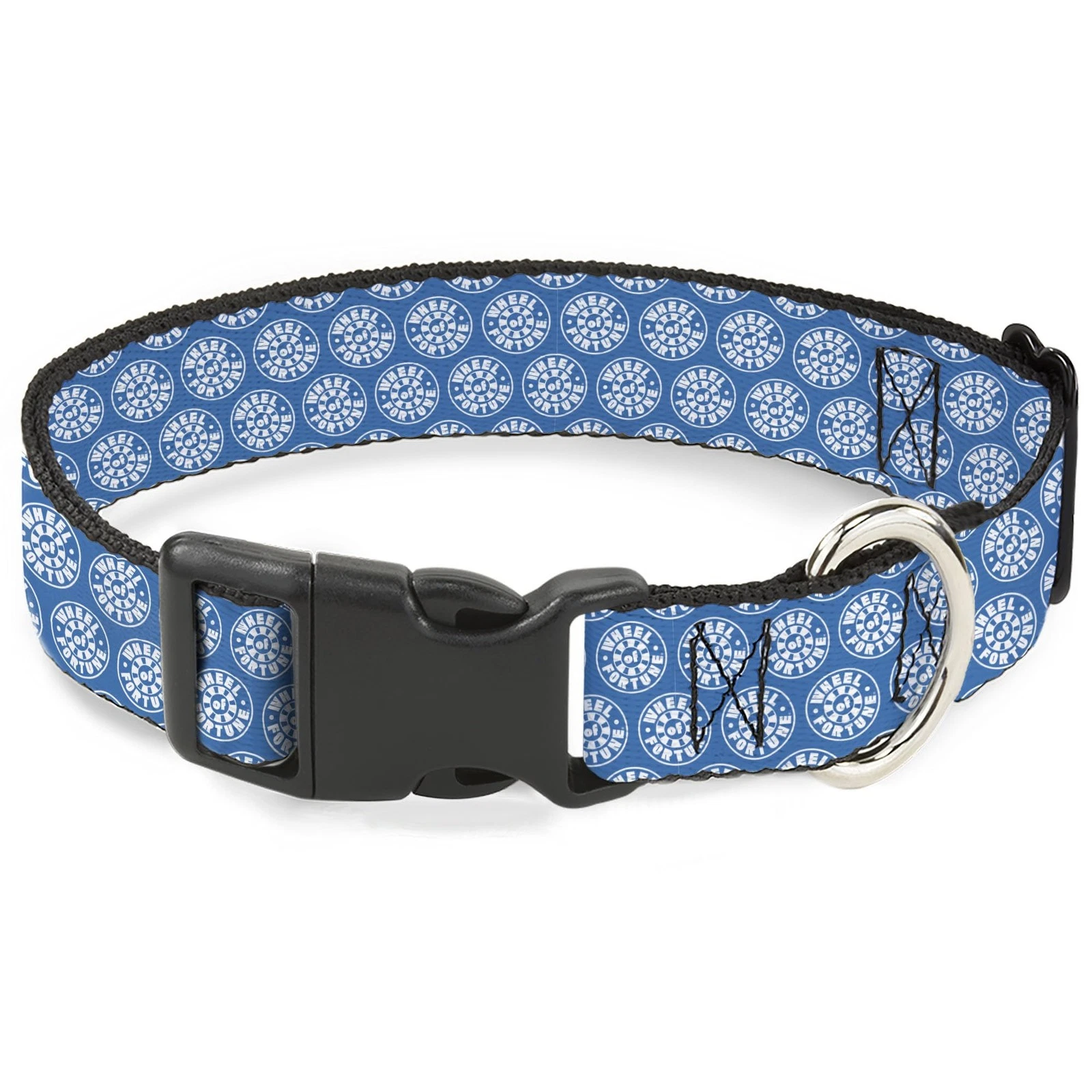 Sony Pictures Pet Collar, Dog Collar Plastic Buckle, Wheel of Fortune Monogram L