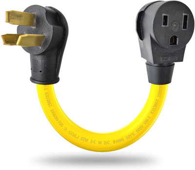 3 Prong to 3 Prong Welder Plug Adapter 220V, NEMA 10-50P to 6-50R Stove to Weldi