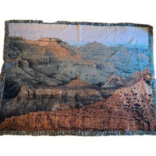 Rug Barn? THROW BLANKET COTTON MADE USA Grand...