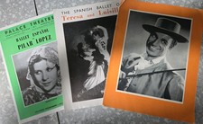 3 Vintage Ballet Programmes Spanish Ballet