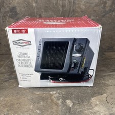 Roadpro 12-volt Direct Hook-up Ceramic Heater Fan W Swivel Base Rpsl-681 Camp