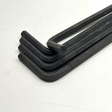 Bondhus 1/8in Short Hex L-Wrench Set 5pc Black Oxide Part 13807
