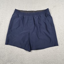 Rhone Shorts Mens Large Navy Performance Compression Lined Stretch Athletic