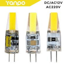 Dimmable G4 LED 1505 COB Light Bulb 6W AC/DC 12V 220V Replace Mini Halogen Lamp