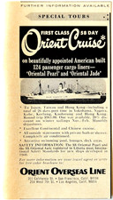 1968 Orient Overseas Cruise Lines Advertisement Vintage Travel Japan Taiwan F6N