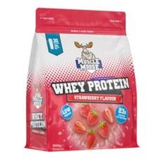 MUSCLE MOOSE WHEY PROTEIN HI PROTEIN LOW SUGAR 900G STRAWBERRY 30 SERVINGS 26.67 per kilo