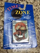 NORMAN ROCKWELL SANTA STICK ON DIGITAL CLOCK SATURDAY EVENING POST 3"x2" NEW 
