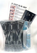 CHAMPKEY Traction-X Golf Grips 13 Pack Standard Black/White